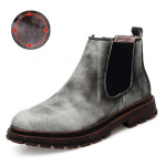 Men Classic Outdoor Work Style Non Slip Warm Lining Chelsea Boots for Boots