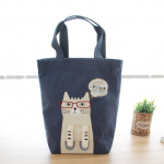 Women Casual Cat Pattern Handbag Tote Bag for Bags